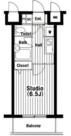 目黒駅 徒歩11分 12階の物件間取画像